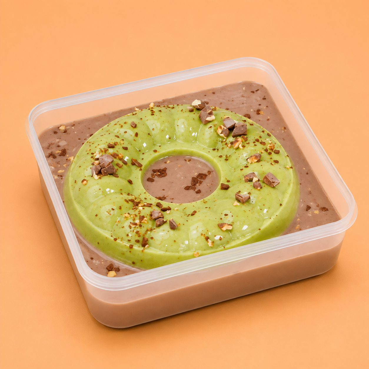 dessert puding kocok alpukat cokelat di makassar