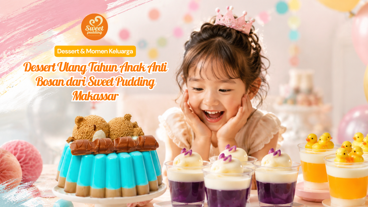 Dessert Perayaan Anak Anti Bosan dari Sweet Pudding Makassar