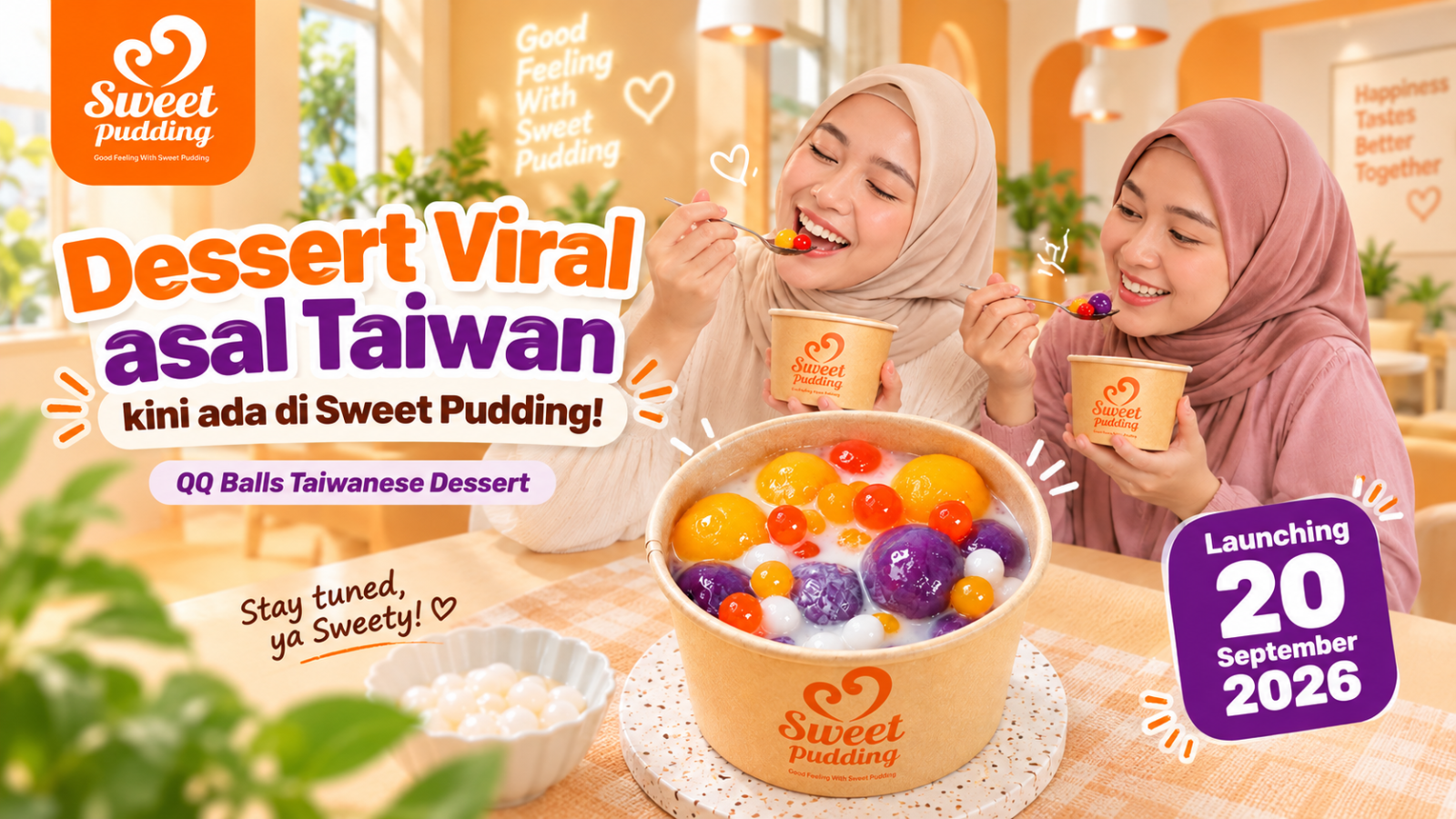 Sweet Pudding Hadirkan Dessert Viral Asal Taiwan yang Siap Bikin Mood-mu Makin Happy!